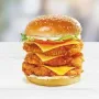 Chicken burger triple
